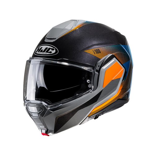 Capacete I100 180 Beston Cinza Laranja e Azul - HJC